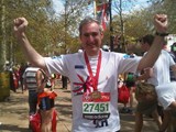 At the finish line!
