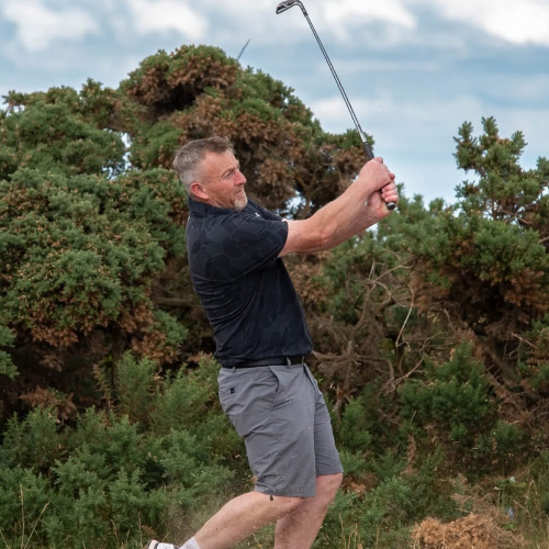 Donnie's big golf day
