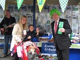 Smiles all around....you raised £374