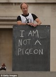 Taking the plinth, Trafalgar Square 2009