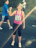 At the finish line!!