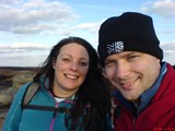 At Trig point on Kinder Low