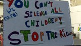 Protest banner