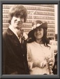 Irene with Wilko at their wedding