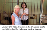 Help give Lindsay a chance to live.