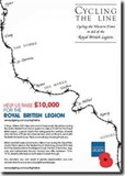 Cycling the Line for the RBL.