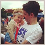 Me and Emily after a 5k
