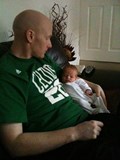 Me and Ollie celebrate finishing therapy