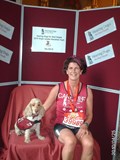 Me and Fern the Hearing Dog at the end