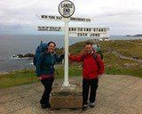 Standing at the start in Lands End.
