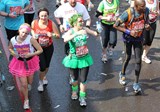 Mile 13 in the London Marathon 2011