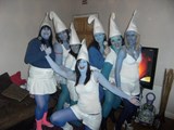 Sarah's Smurfday! She's in the front! :)