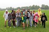 Team Viva! just before the run!