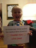 Thank you from Zane