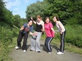 Oh dear...... training with the Team