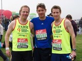 Jamie, Richard and Peter at the start!