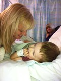 Sebbie in Hospital