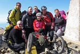 Paralympian Karen at Cadair Idris summit