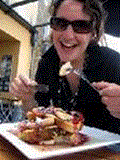 stocking up on the carbs...