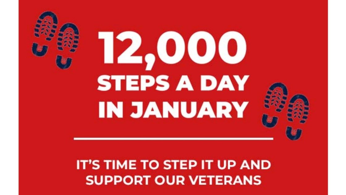 12,000 Steps a day in January 2022 - JustGiving