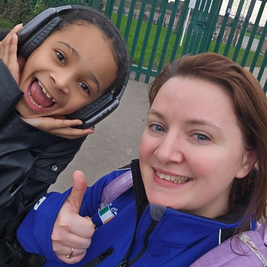 Clare and Alana's Big walk for Lent