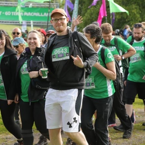 Tim's fundraising page