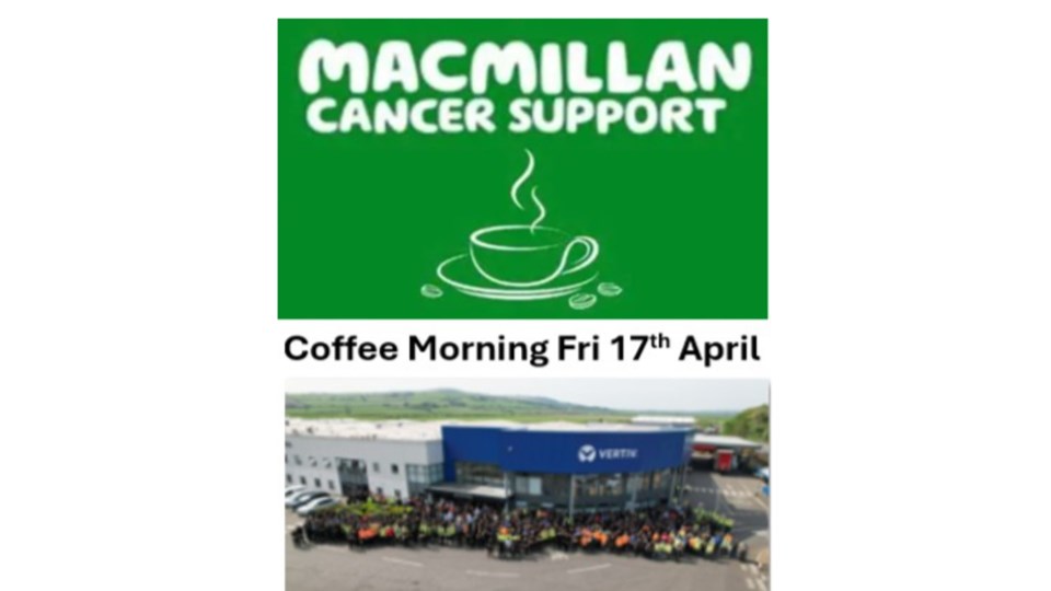 Macmillan Coffee Morning Burnfoot 17th April 2026