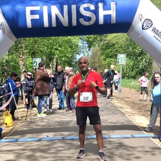 Mr Sheth's fundraising page