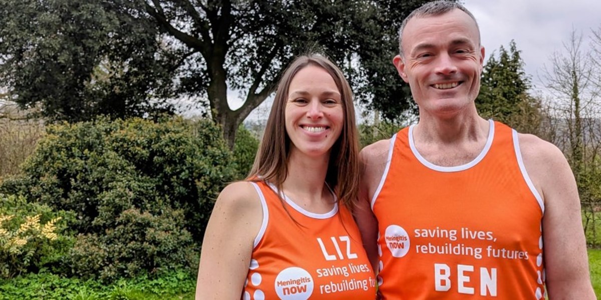 Liz and Ben Ruffles is fundraising for Meningitis Now