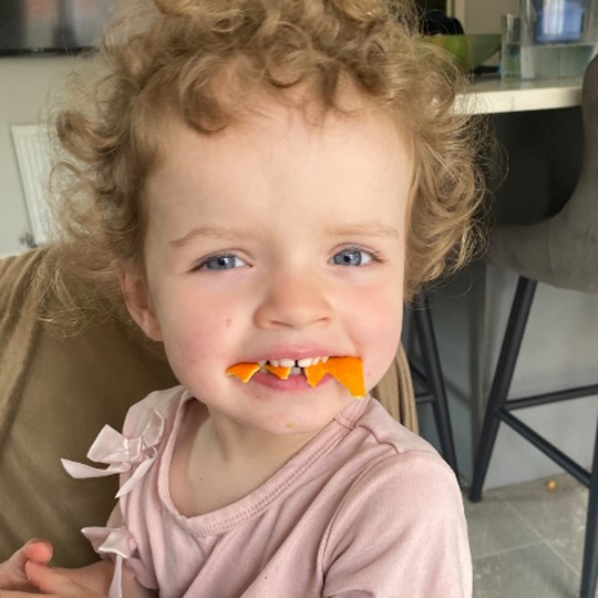 Isla's fundraising page