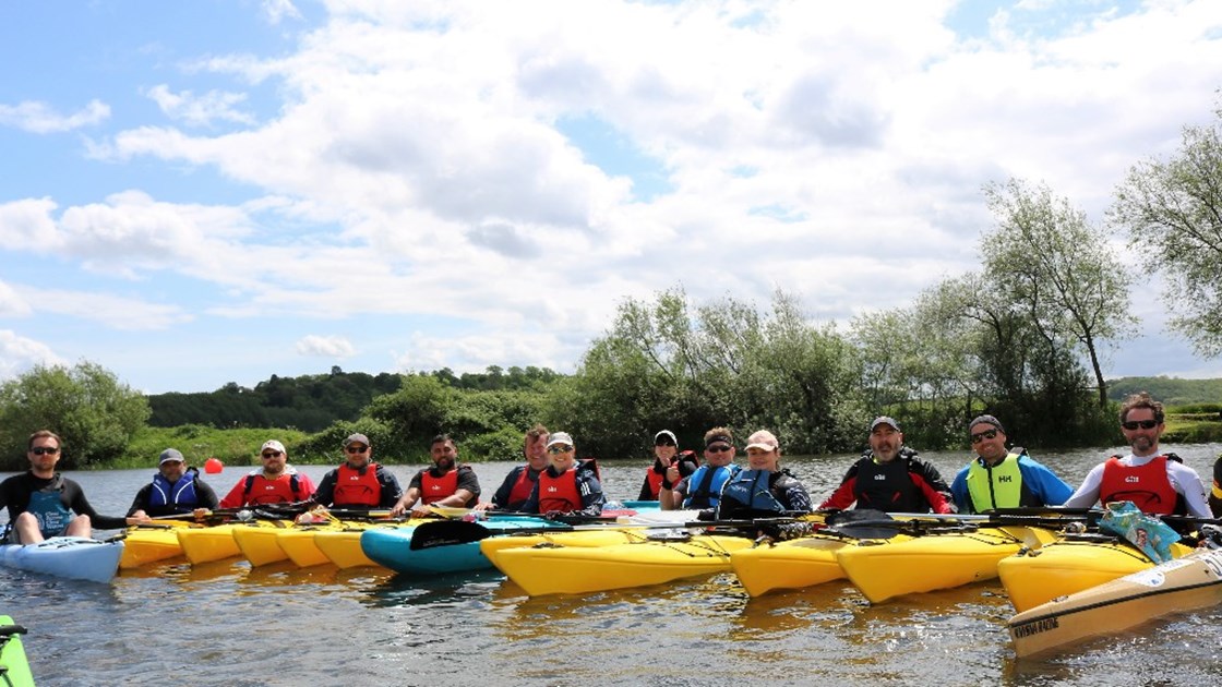 Wickes Paddle the Thames for YoungMinds JustGiving