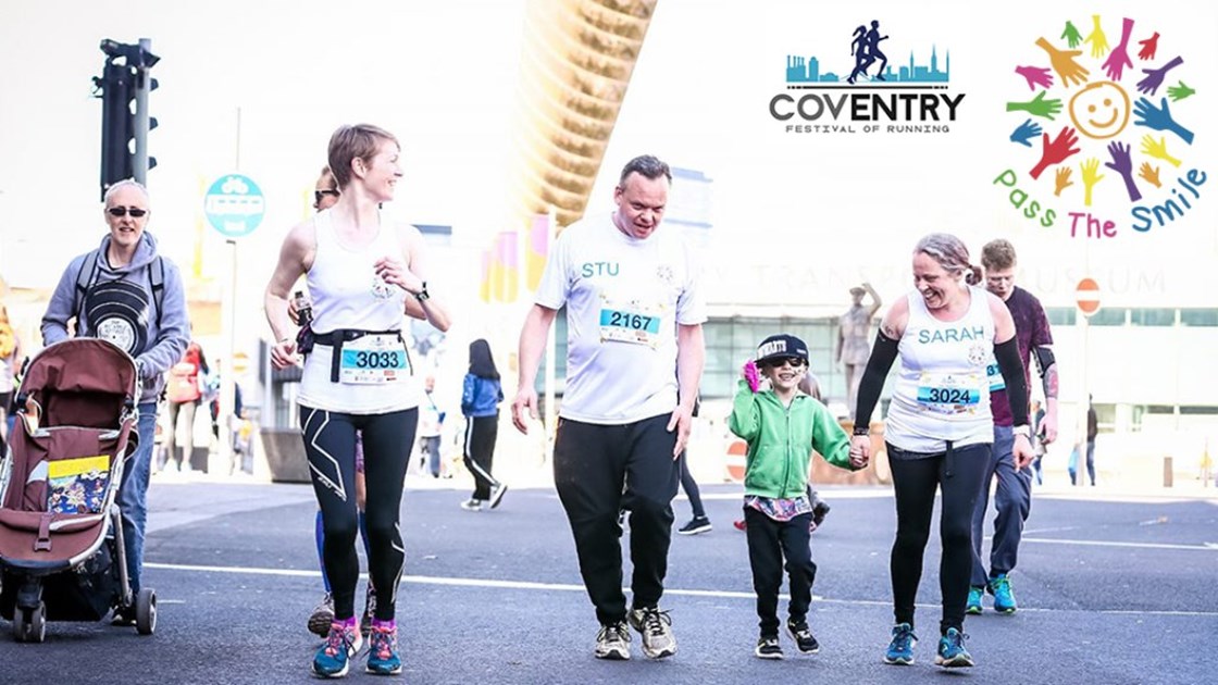 Coventry Half Marathon in aid of Pass The Smile for Ben JustGiving