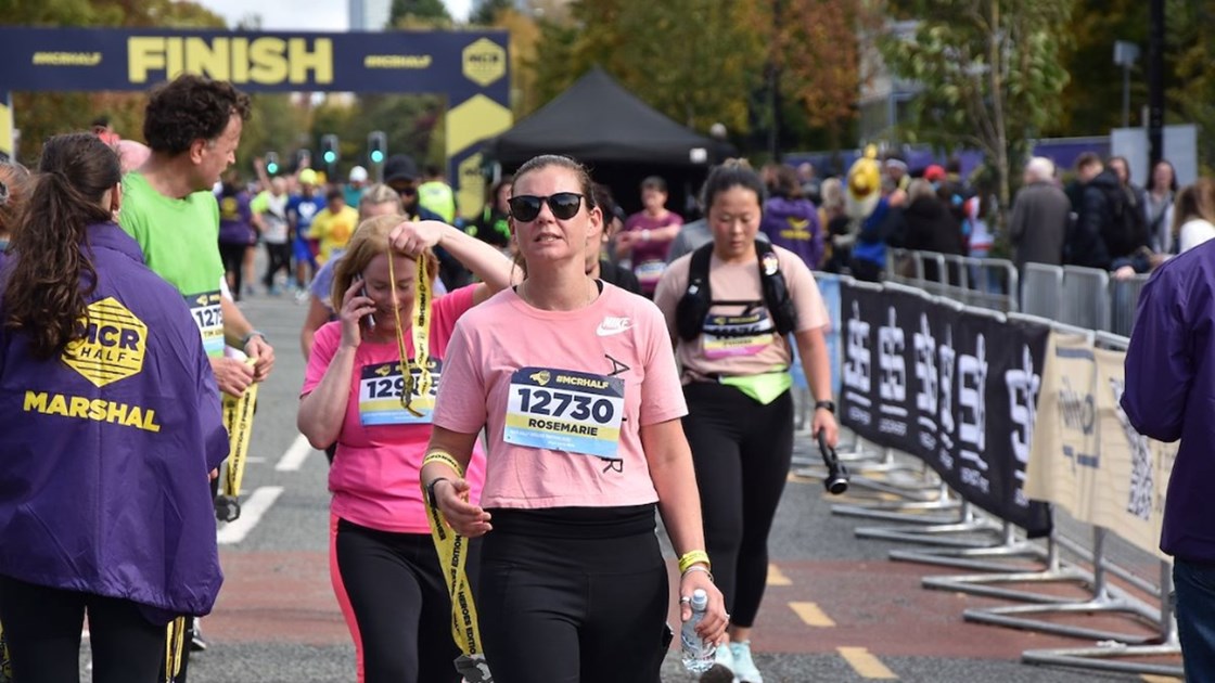 Rosie Runs - Manchester half marathon - JustGiving