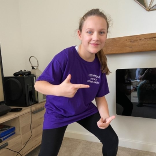Evie's Barnardos dance challenge fundraising page