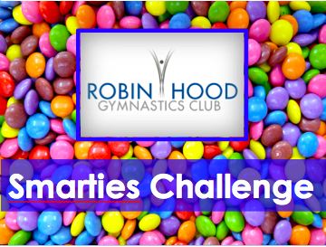 Crowdfunding to raise money to pay for the cost of new equipment for the  expansion of Robin hood Gymnastics Club. This is their Smarties Challenge!  on JustGiving