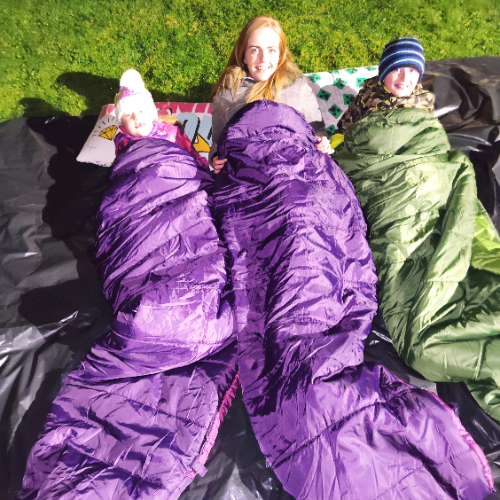 Ruth, Sean and Lily's Sleep Out