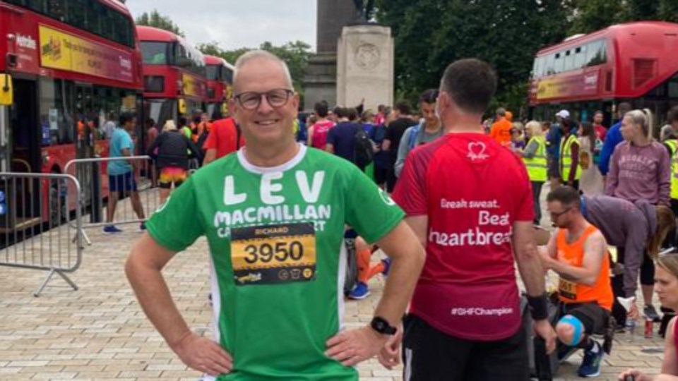 Richard's fundraising page
