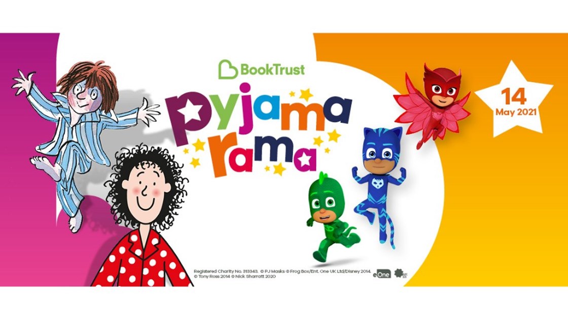 Pyjamarama Books BookTrust Pyjamarama 2021 - JustGiving