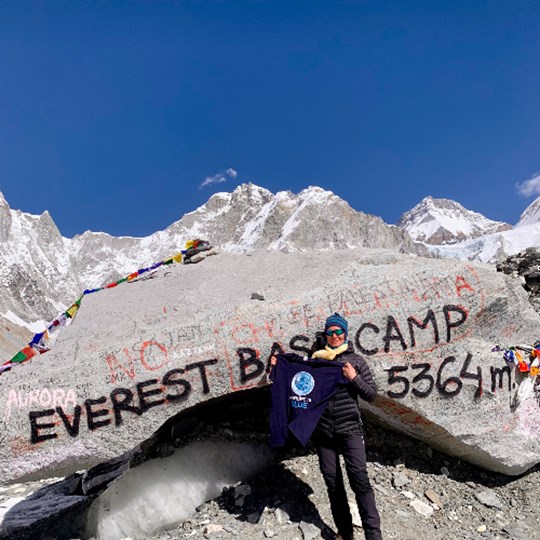 Monika's fundraising page