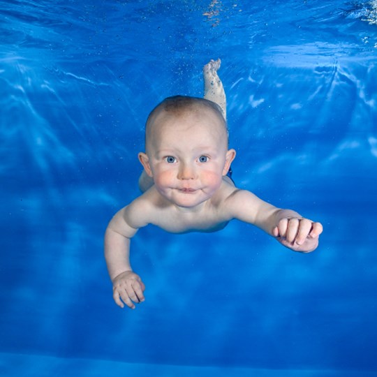Rowan's first splashathon