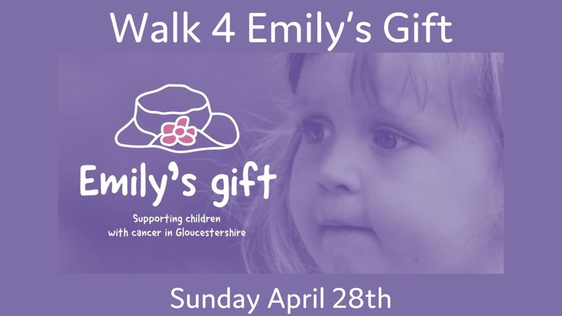 Walk 4 Emily's Gift is fundraising for Pied Piper Appeal