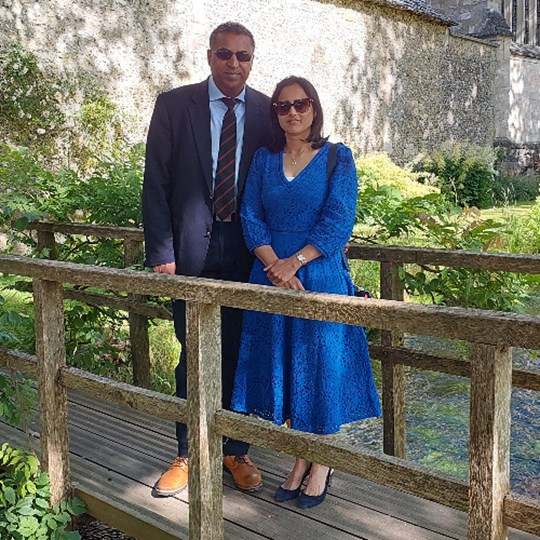 Anamika and Benoy's fundraising page