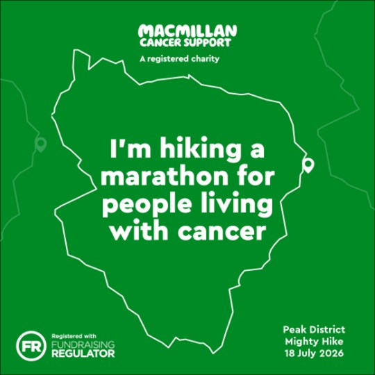 David's Mighty Hike fundraising page