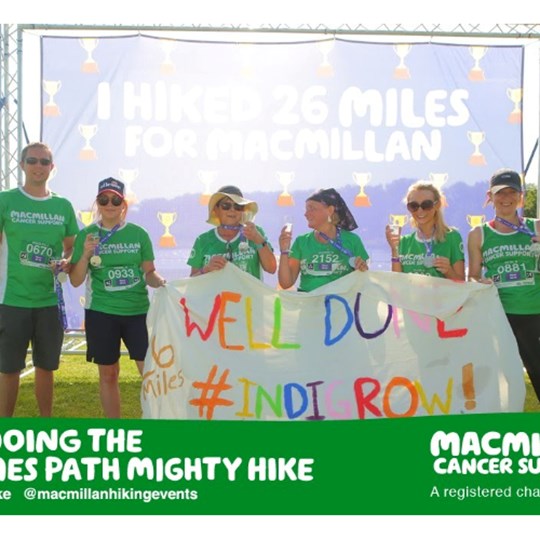 Indigrow's fundraising page