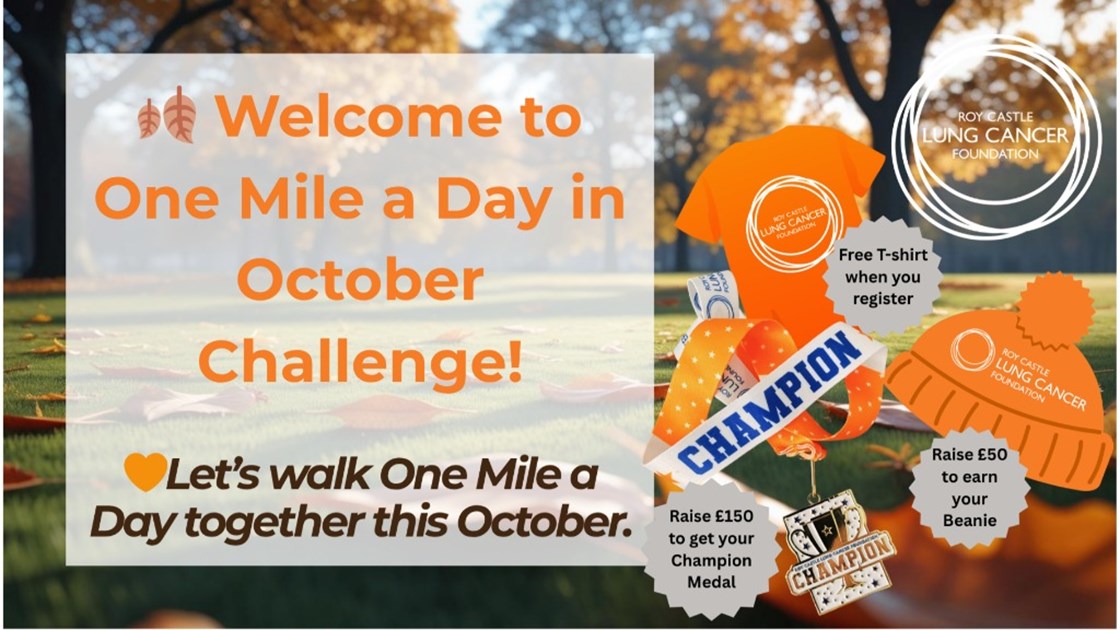 Walk One Mile a Day – October Challenge - JustGiving