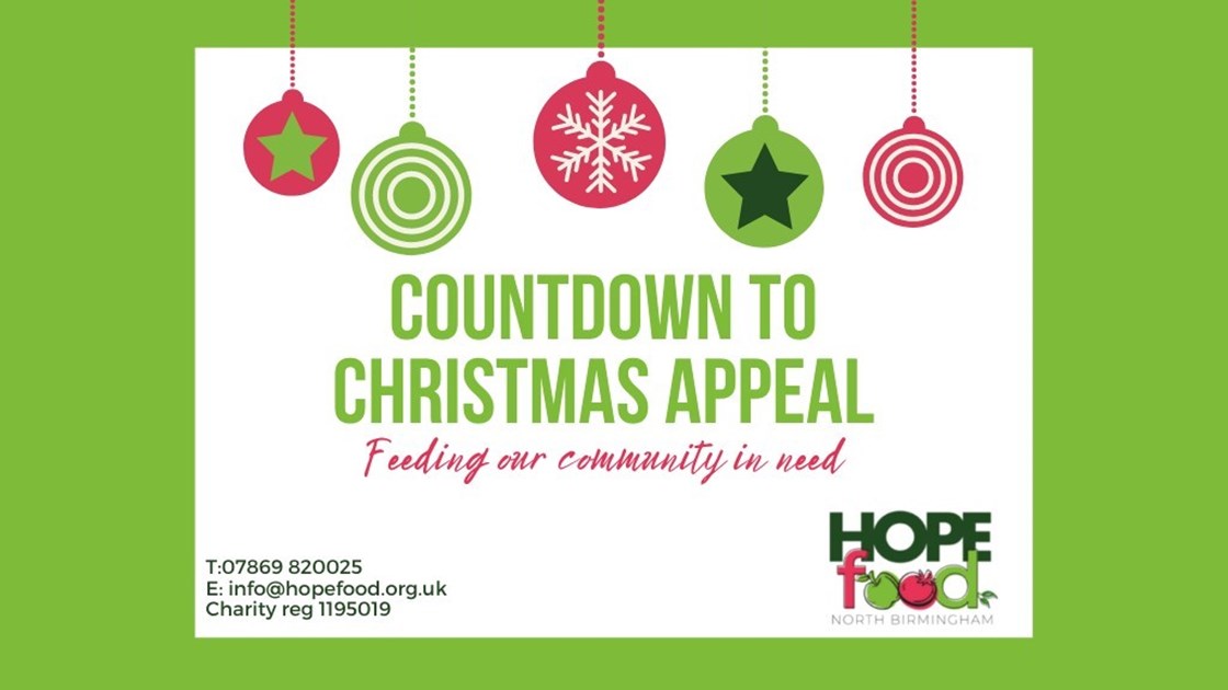 Countdown to Christmas appeal 2022 - JustGiving