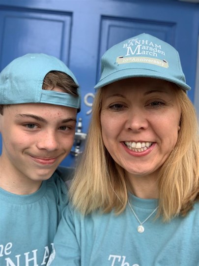 Joseph and Alison are raising money for the Royal Marsden Cancer Charity