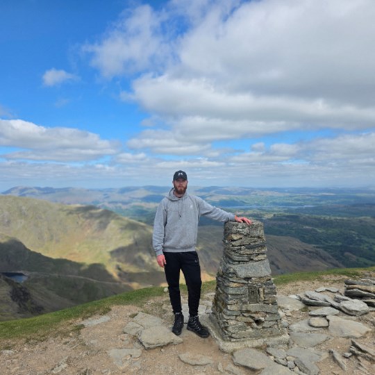 Michael's fundraising page