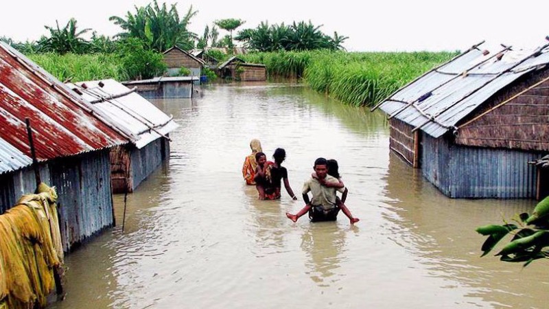 Crowdfunding to help sudden flood victims in Bangladesh. on JustGiving