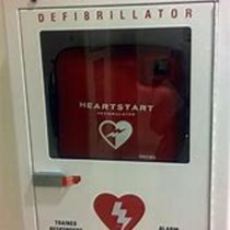 Defibrillator for Carharrack